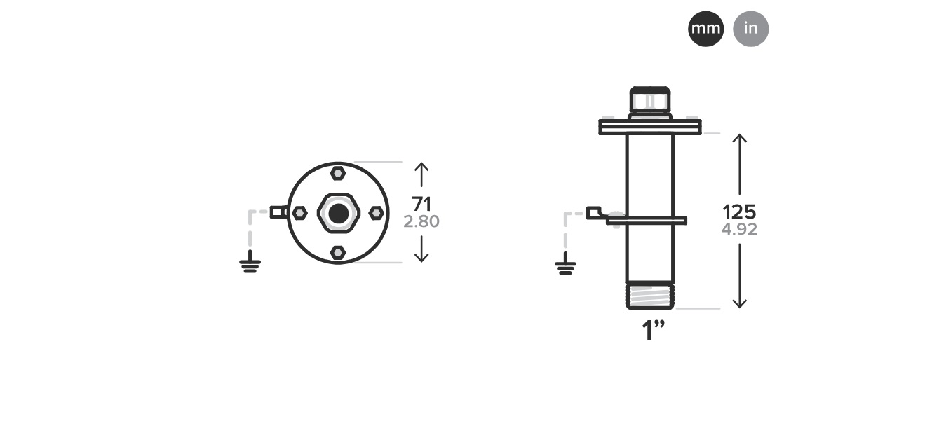 Drawing of JT fountain Cable Inlet