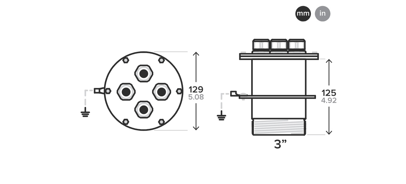 Drawing of JT fountain Cable Inlet