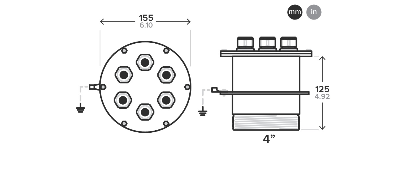 Drawing of JT fountain Cable Inlet