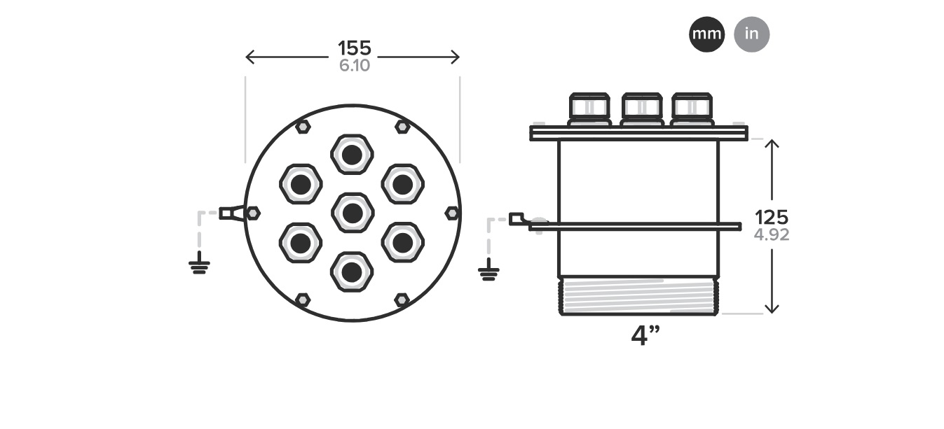 Drawing of JT fountain Cable Inlet