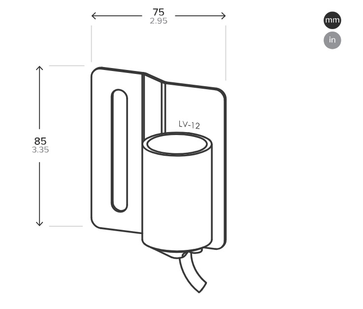 Drawing of JT fountain Cable Inlet