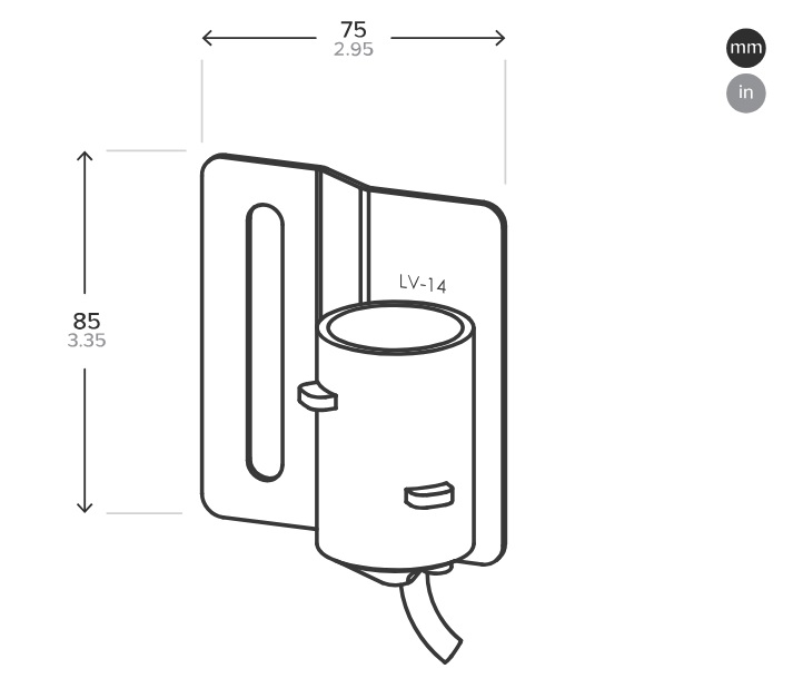 Drawing of JT fountain Cable Inlet