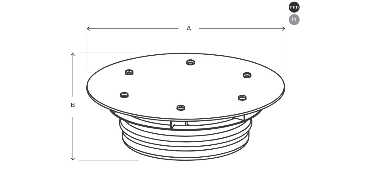 High Flow Suction Strainer Drawing