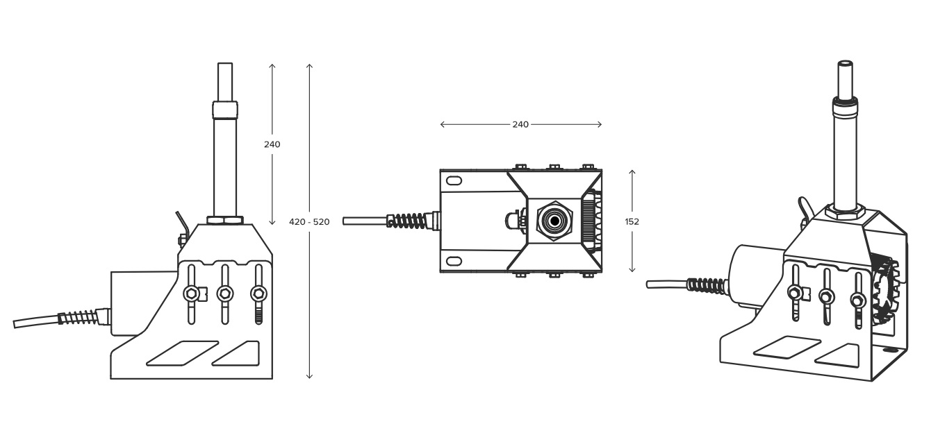 VPA Programmable Underwater Pump with DMX for Dancing Fountains